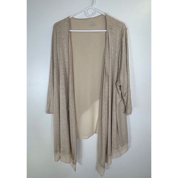 Lane Bryant Waterfall Jersey Knit Cardigan size 26/28 - Picture 1 of 14